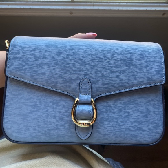 🩵BRAND NEW Ralph Lauren Crossbody Bag - blue with gold hardware🩵 - Picture 3 of 16